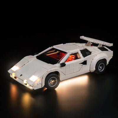 Light Kit for LEGO Lamborghini Countach 5000 Quattrovalvole 10337 Bright My Bricks