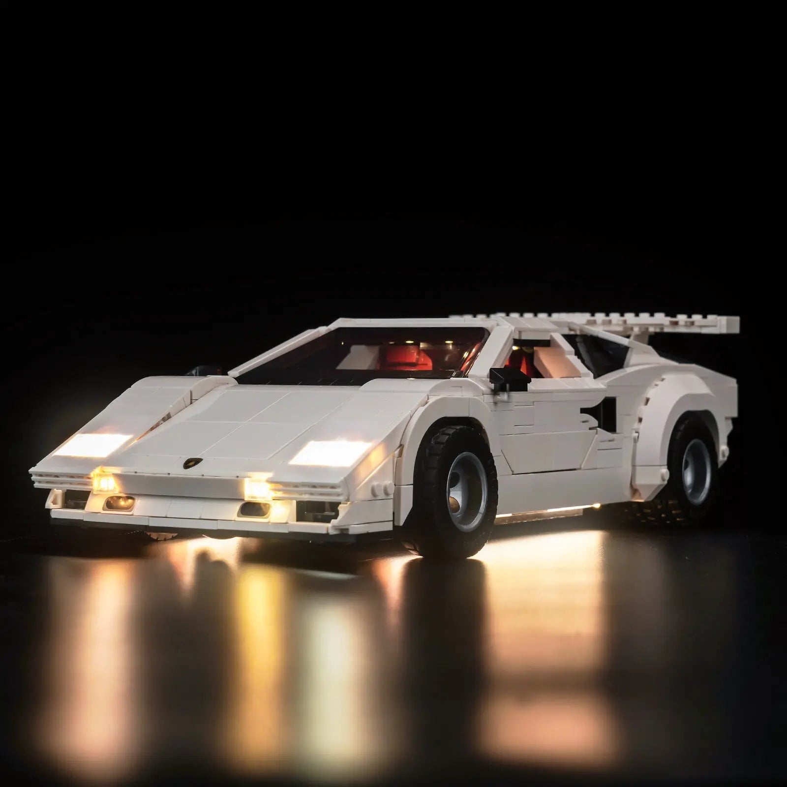 Light Kit for LEGO Lamborghini Countach 5000 Quattrovalvole 10337 Bright My Bricks