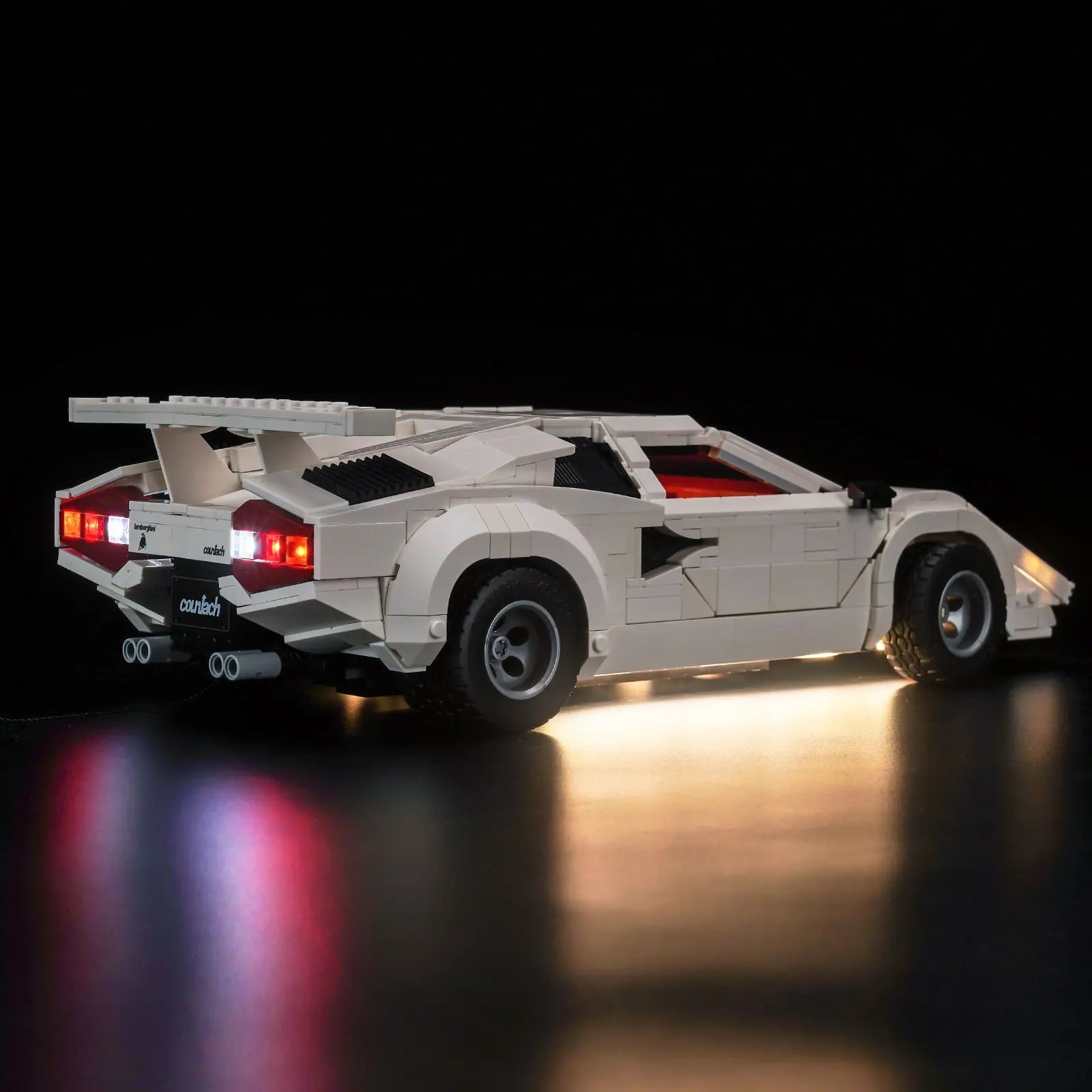 Light Kit for LEGO Lamborghini Countach 5000 Quattrovalvole 10337 Bright My Bricks