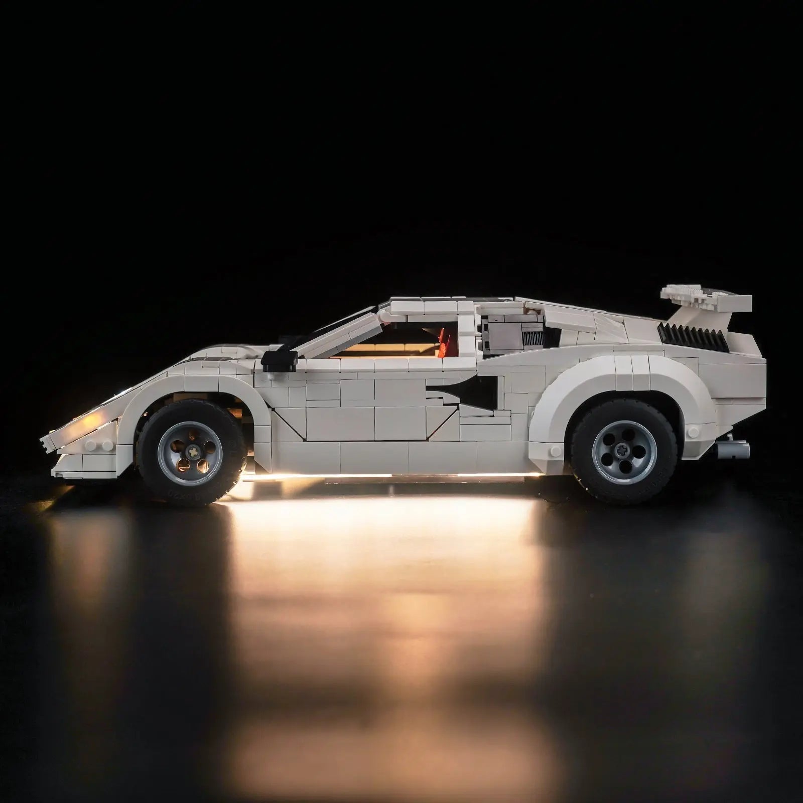 Light Kit for LEGO Lamborghini Countach 5000 Quattrovalvole 10337 Bright My Bricks