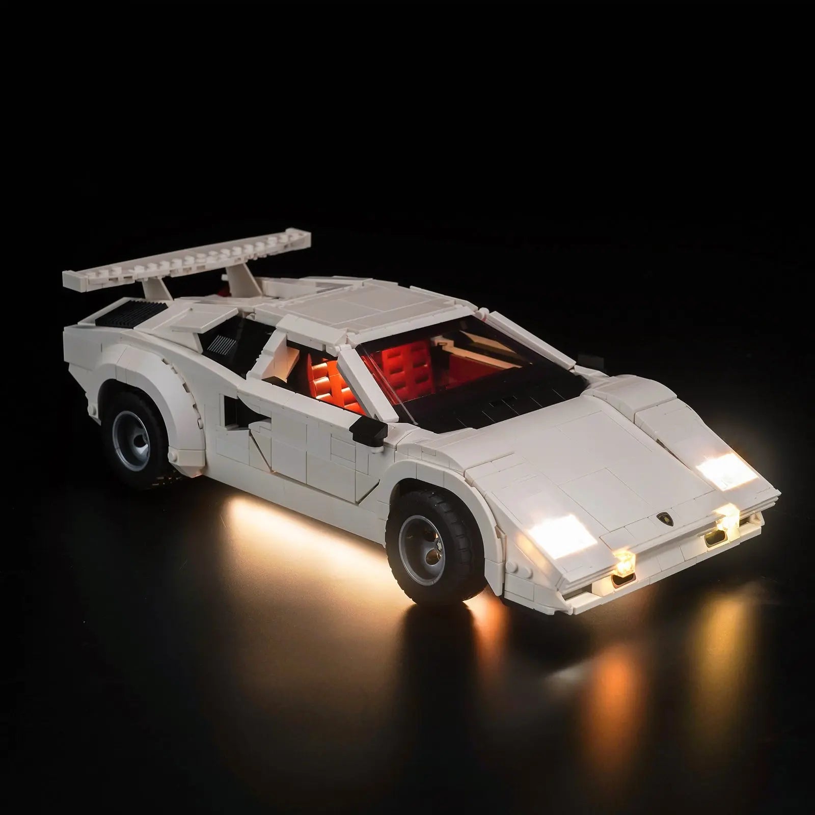 Light Kit for LEGO Lamborghini Countach 5000 Quattrovalvole 10337 Bright My Bricks