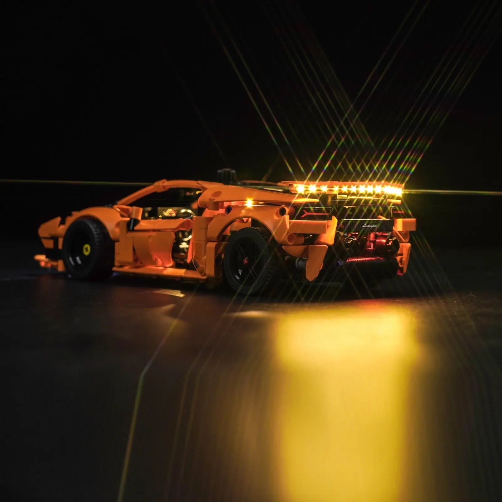 Light Kit for LEGO Lamborghini Huracán Tecnica Orange 42196 Bright My Bricks