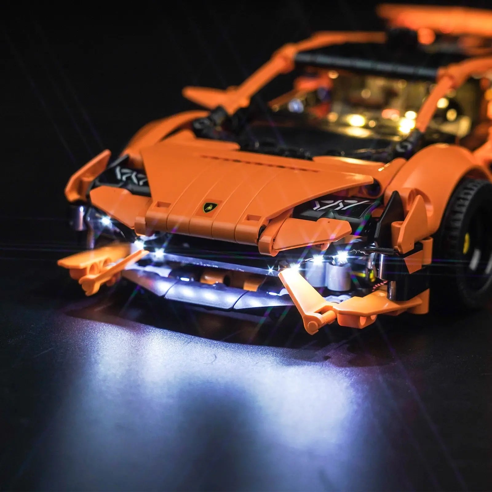 Light Kit for LEGO Lamborghini Huracán Tecnica Orange 42196 Bright My Bricks