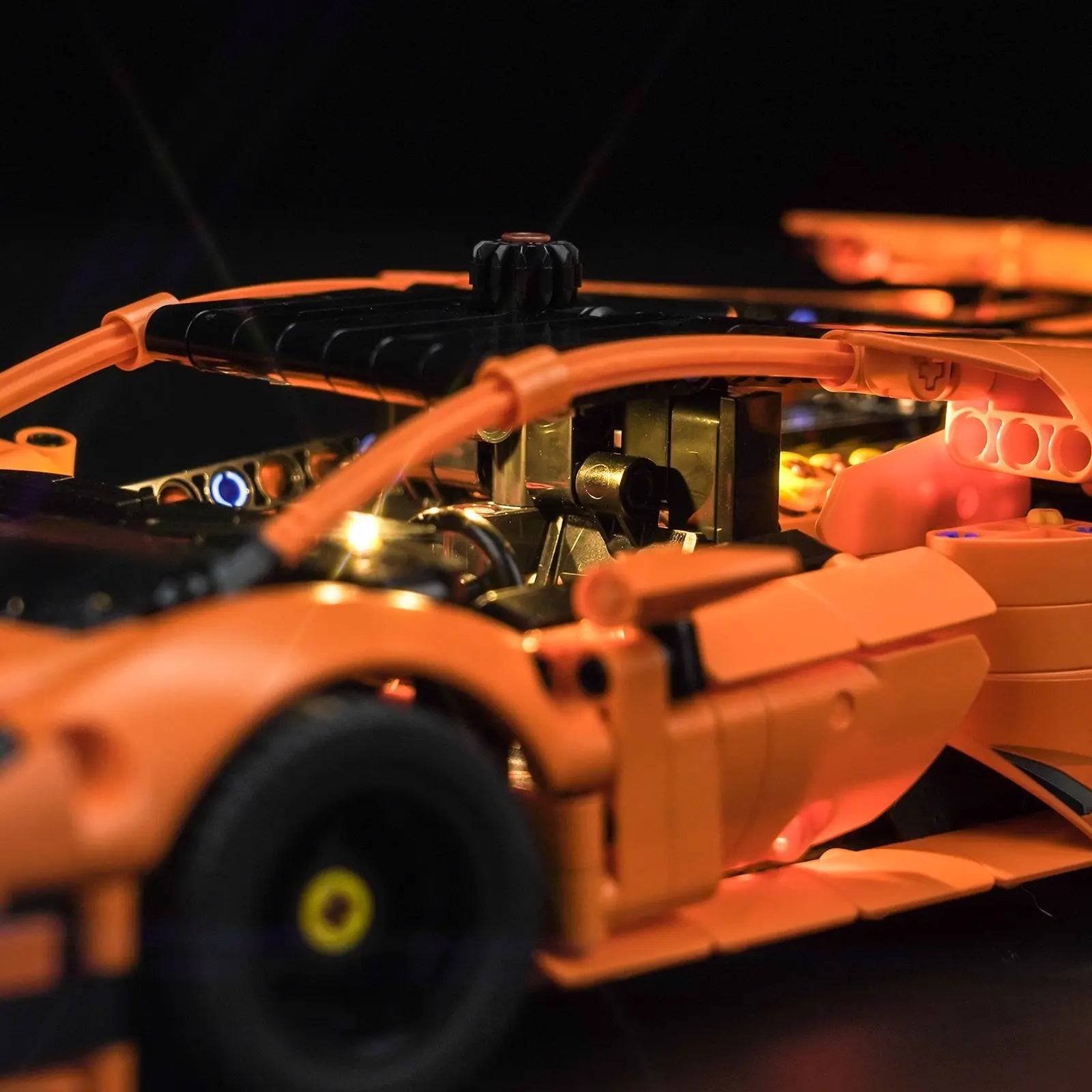 Light Kit for LEGO Lamborghini Huracán Tecnica Orange 42196 Bright My Bricks