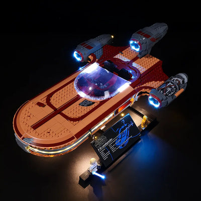 Light Kit for LEGO Luke Skywalker's Landspeeder 75341 Bright My Bricks