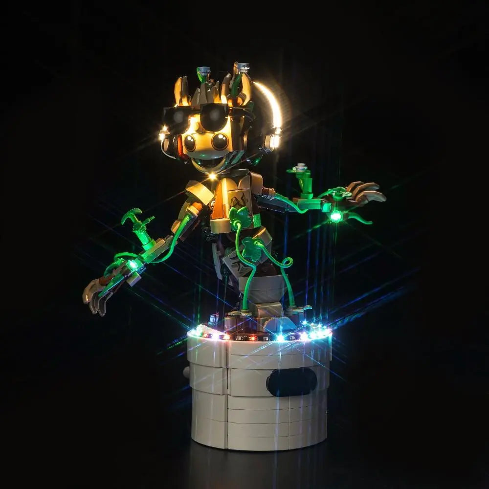 Light Kit for LEGO Marvel Dancing Groot 76297 Bright My Bricks