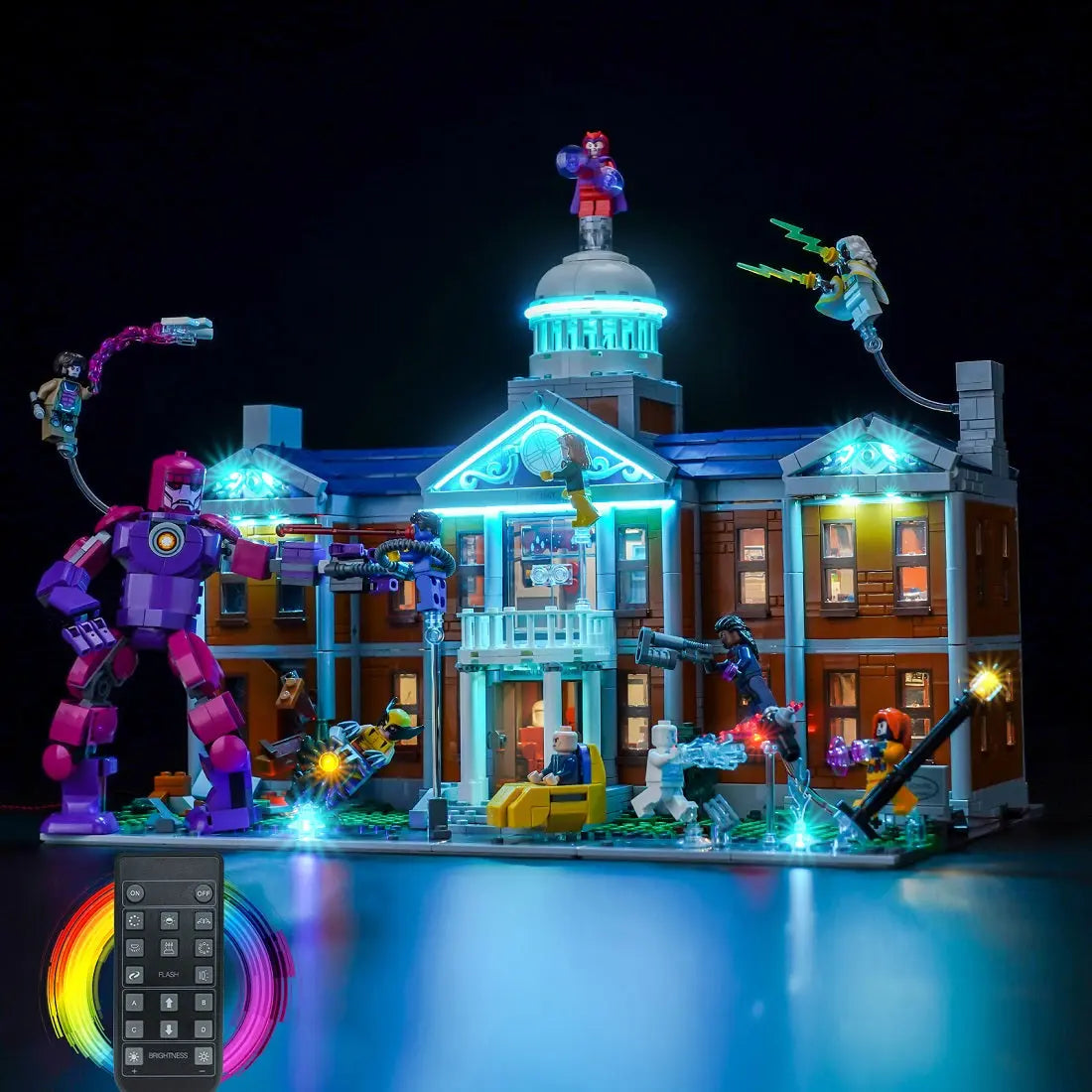 Light Kit for LEGO Marvel X-Men: The X-Mansion 76294 Upgrated Version Bright My Bricks