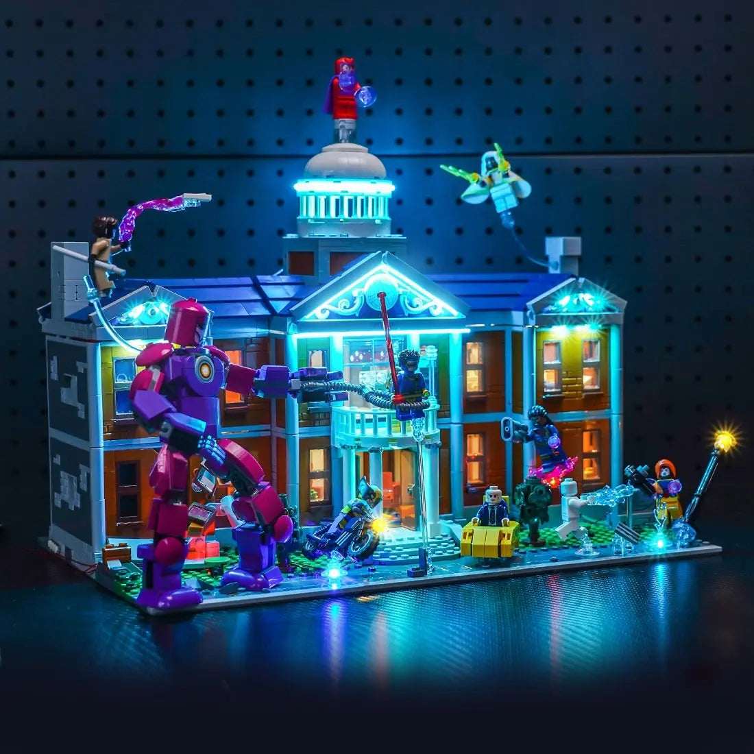 Light Kit for LEGO Marvel X-Men: The X-Mansion 76294 Upgrated Version Bright My Bricks