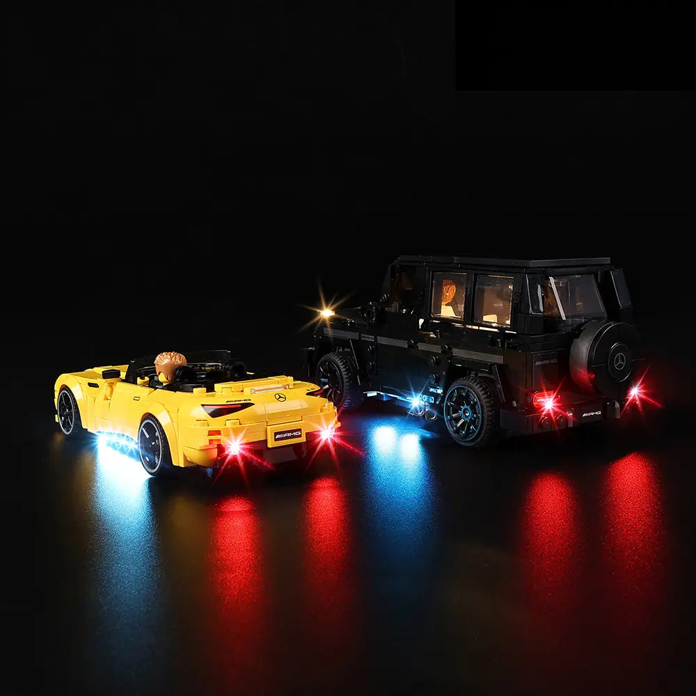 Light Kit for LEGO Mercedes-AMG G 63 & Mercedes-AMG SL 63 76924 Bright My Bricks