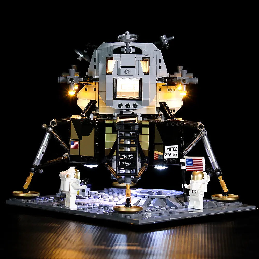 Light Kit for LEGO NASA Apollo 11 Lunar Lander 10266 Bright My Bricks