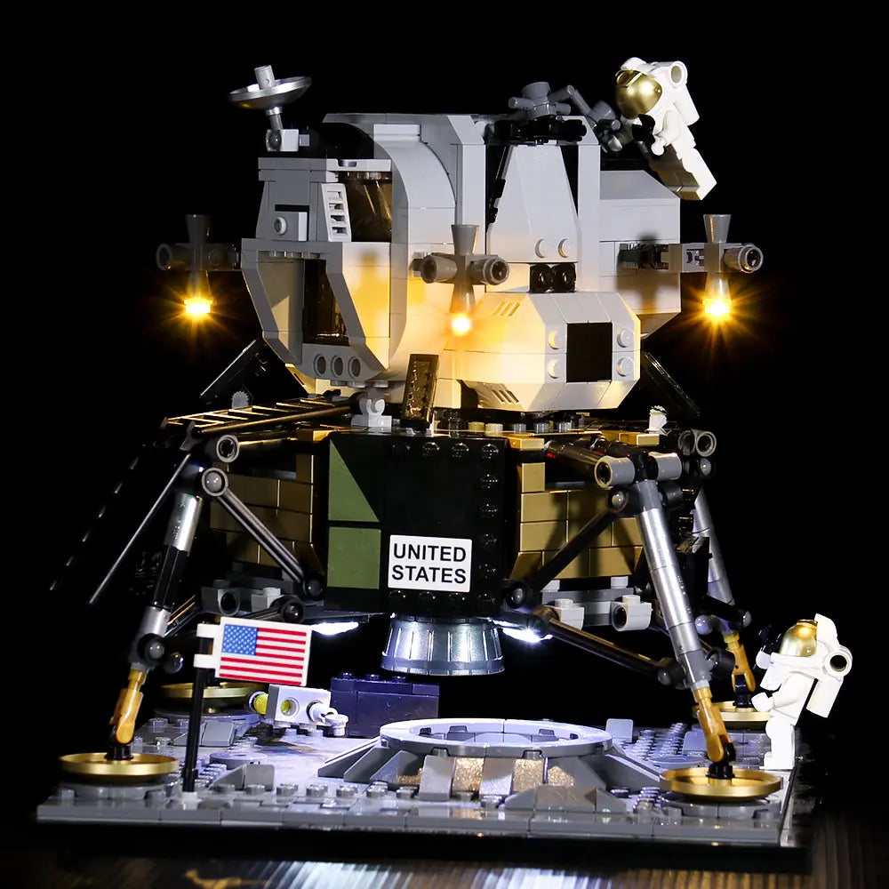 Light Kit for LEGO NASA Apollo 11 Lunar Lander 10266 Bright My Bricks