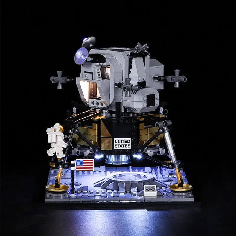 Light Kit for LEGO NASA Apollo 11 Lunar Lander 10266 Bright My Bricks