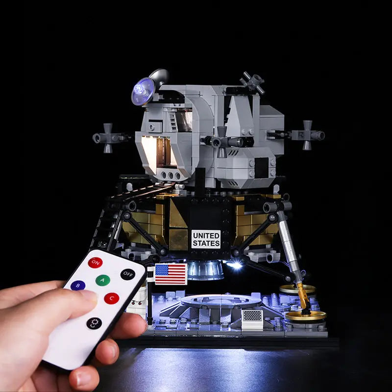 Light Kit for LEGO NASA Apollo 11 Lunar Lander 10266 Bright My Bricks