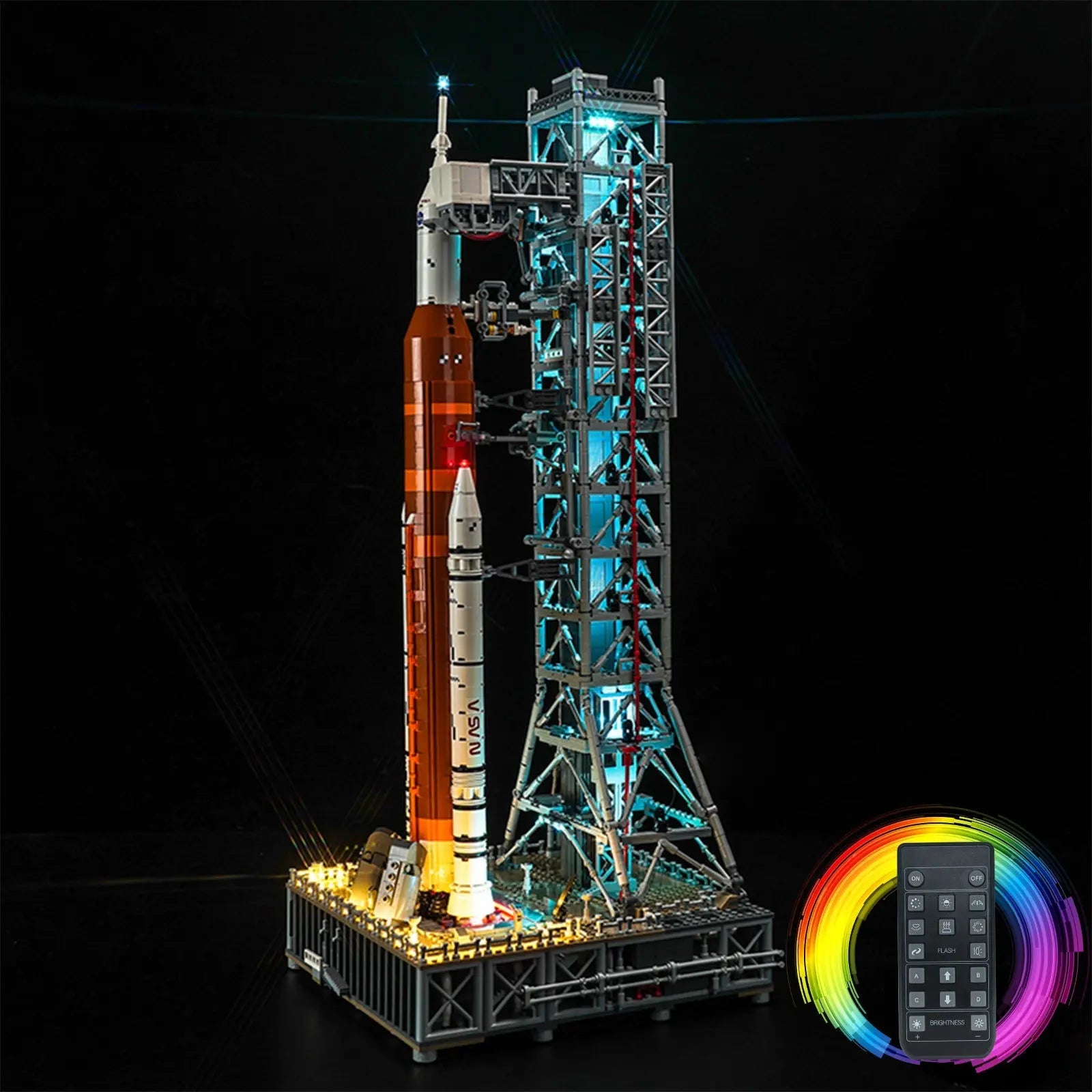 Light Kit for LEGO NASA Artemis Space Launch System 10341 Bright My Bricks