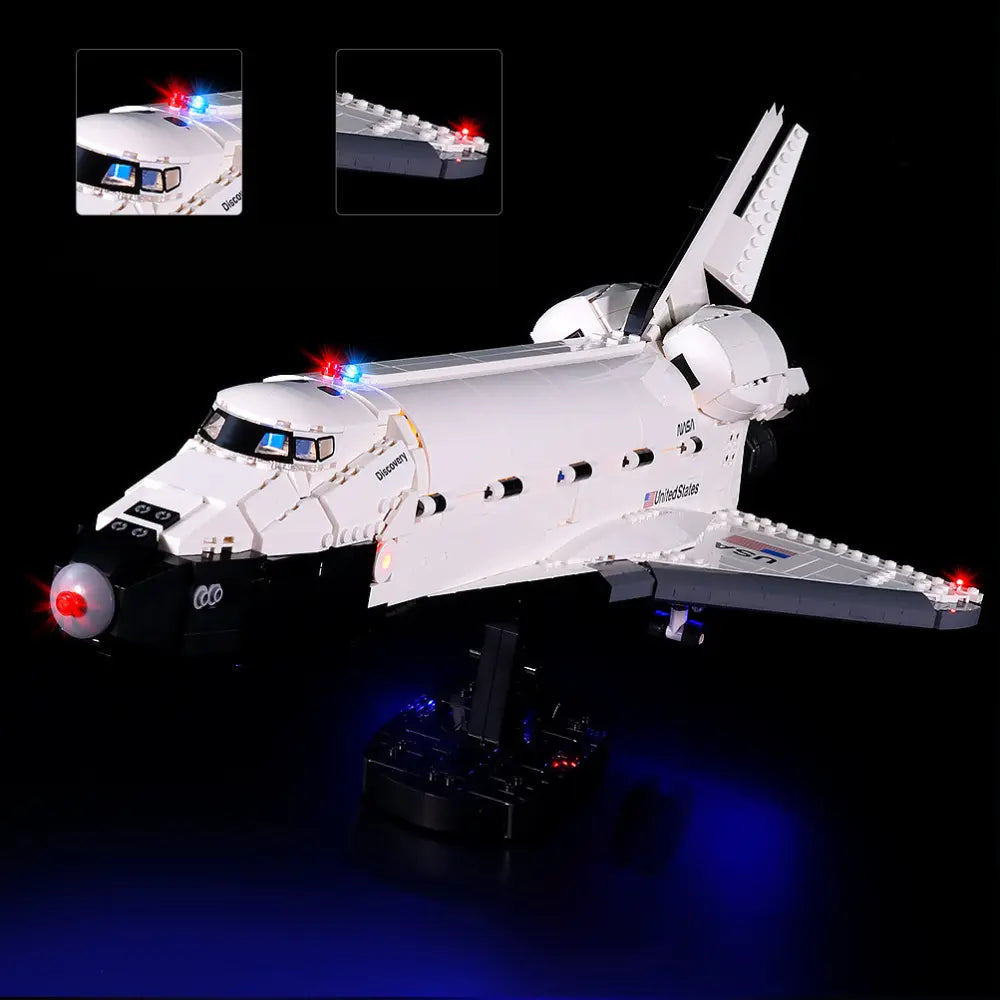 Light Kit for LEGO NASA Space Shuttle Discovery 10283 Bright My Bricks