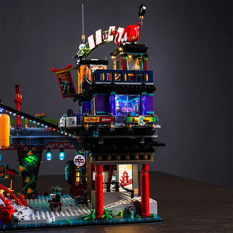 Light Kit for LEGO Ninjago City Markets 71799 Bright My Bricks