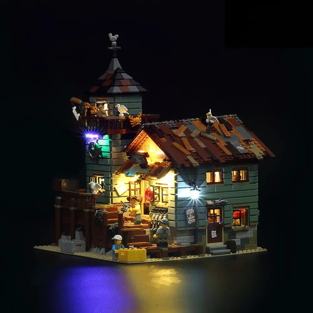 Light Kit for LEGO Old Fishing Store 21310 Bright My Bricks