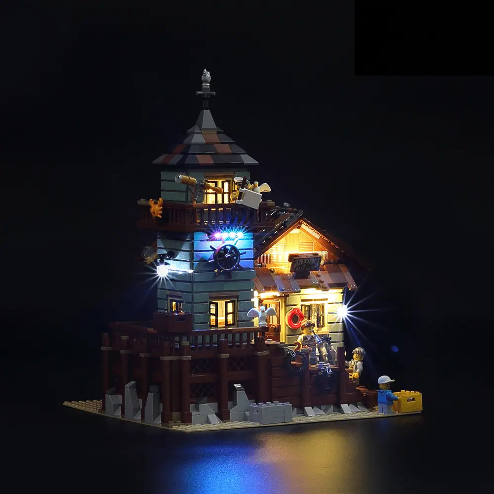 Light Kit for LEGO Old Fishing Store 21310 Bright My Bricks