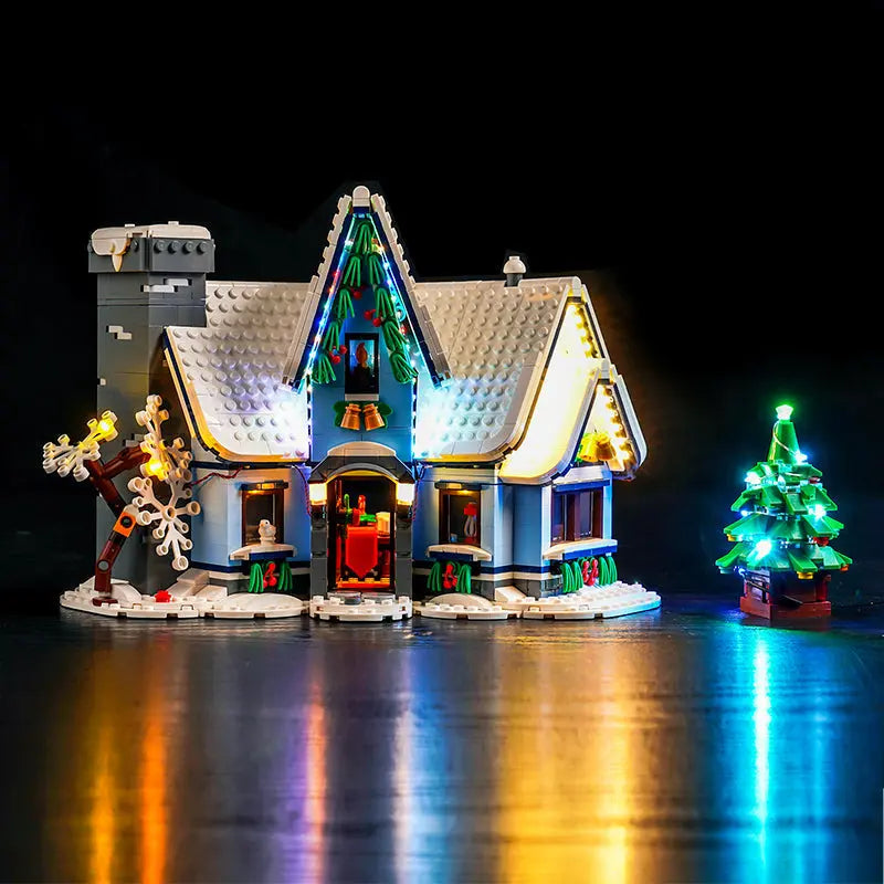 Light Kit for LEGO Santa’s Visit 10293 Bright My Bricks