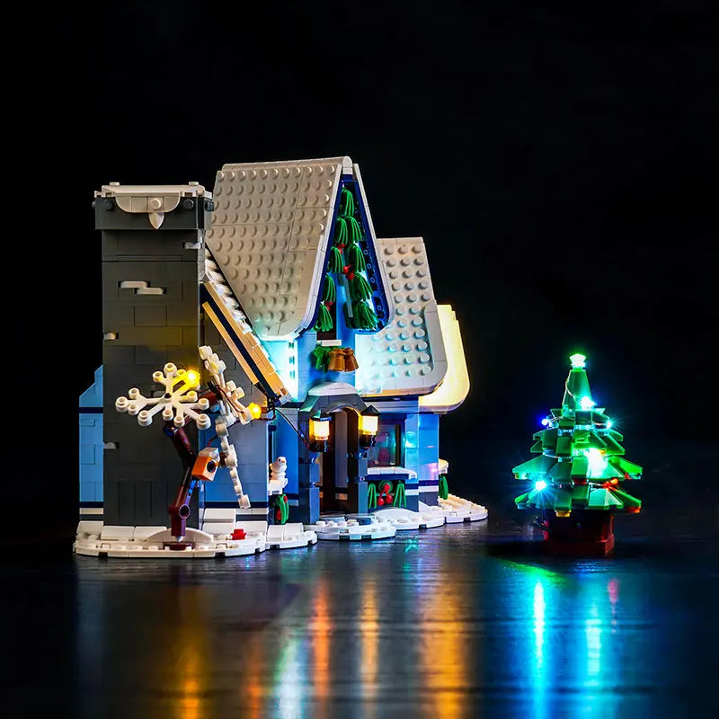 Light Kit for LEGO Santa’s Visit 10293 Bright My Bricks