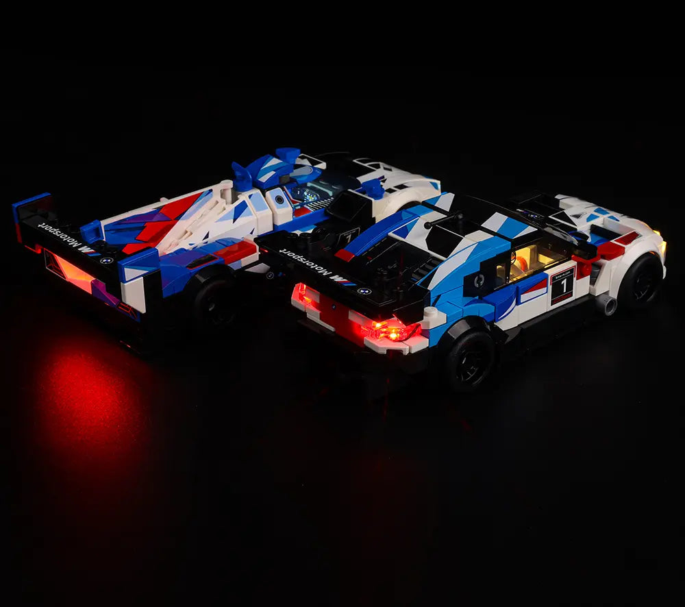 Light Kit for LEGO Speed Champions BMW M4 GT3 & BMW M Hybrid V8 Race Cars 76922 Bright My Bricks