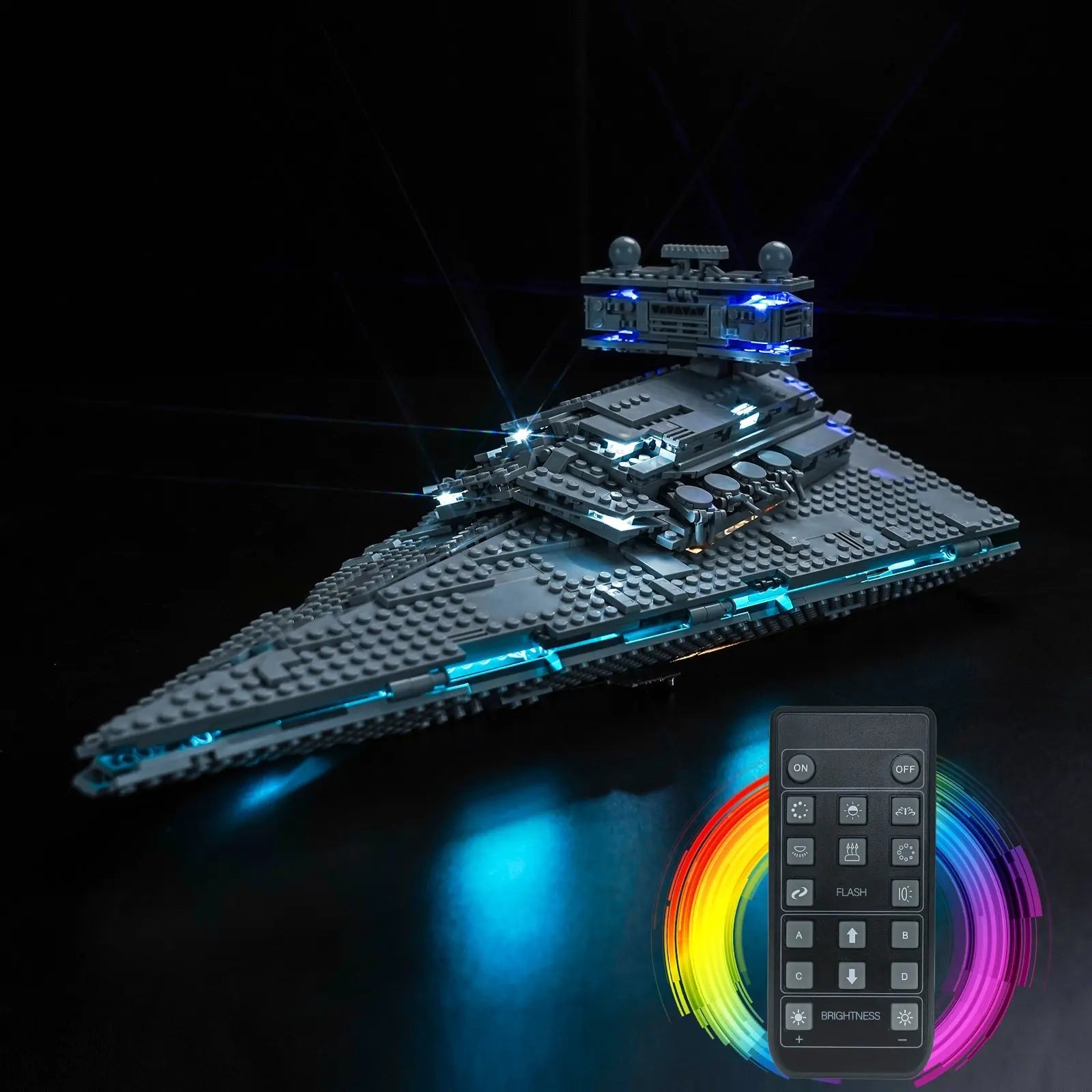 Light Kit for LEGO Star Wars Imperial Star Destroyer™ 75394 Bright My Bricks