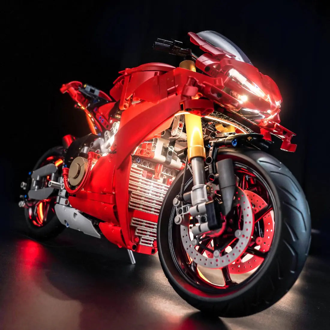 Light Kit for LEGO Technic Ducati Panigale V4 S Motorcycle 42107 | BrightMyBricks – Illuminate the Speed! Bright My Bricks