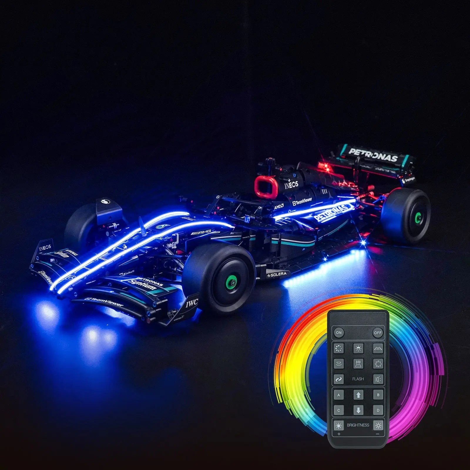 Light Kit for LEGO Technic Mercedes-AMG F1 W14 E Performance 42171 Bright My Bricks