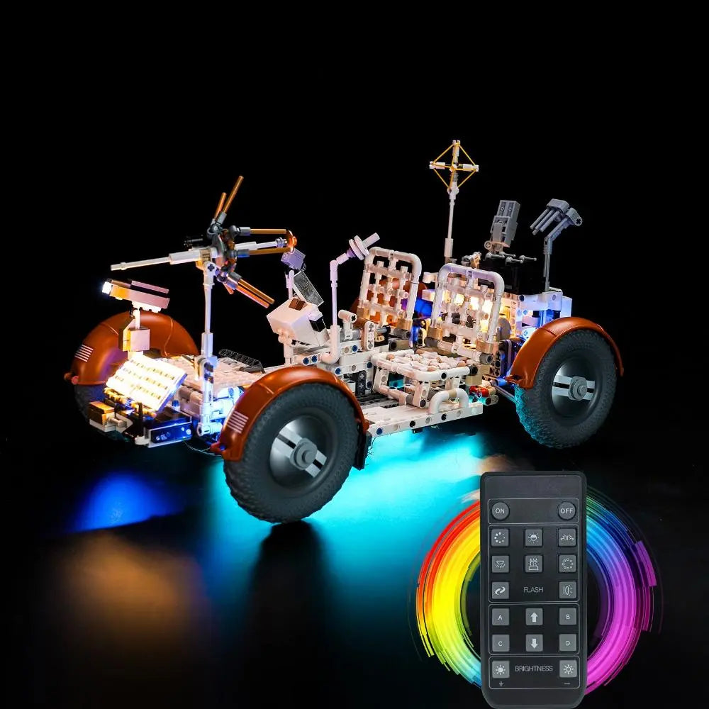 Light Kit for LEGO Technic NASA Apollo Lunar Roving Vehicle - LRV 42182 Bright My Bricks