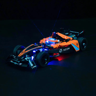 Light Kit for LEGO Technic NEOM McLaren Formula E Race Car 42169 Bright My Bricks