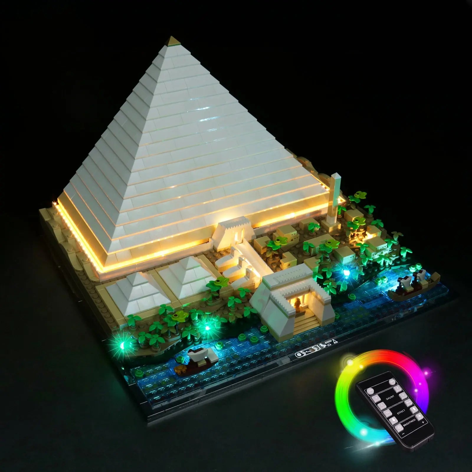 Light Kit for LEGO The Great Pyramid of Giza 21058 Bright My Bricks