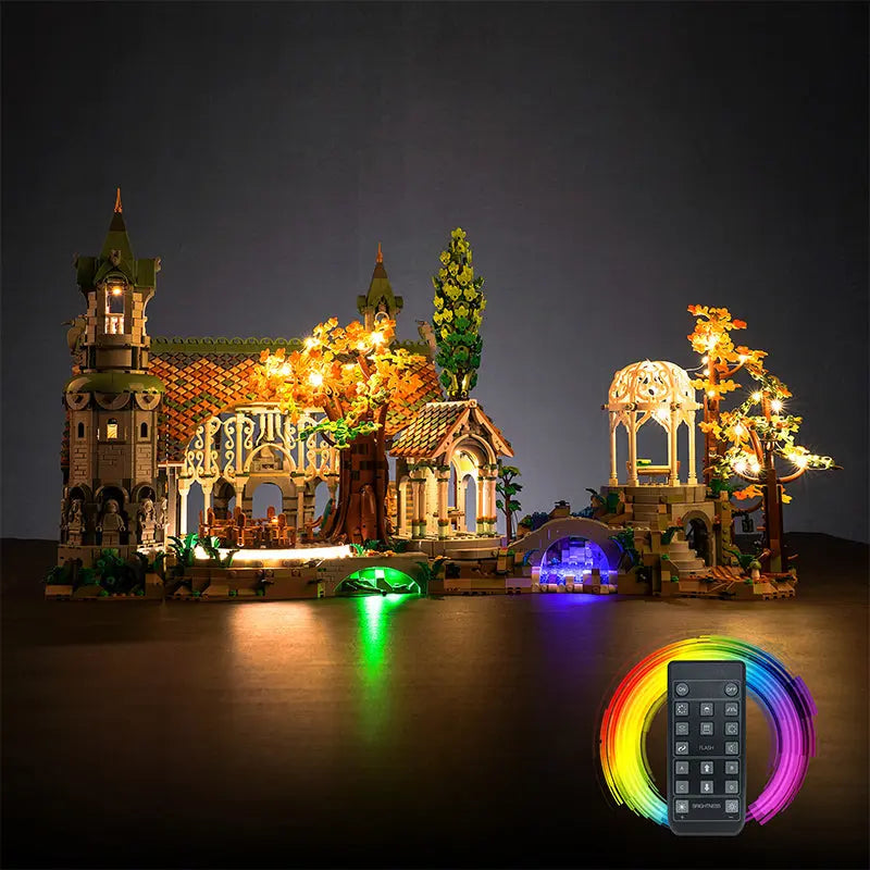 Light Kit for LEGO The Lord Of The Rings: Rivendell 10316 Warm Color Bright My Bricks