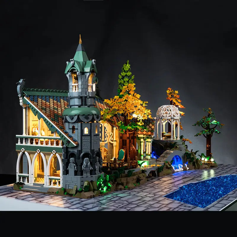 Light Kit for LEGO The Lord Of The Rings: Rivendell 10316 Bright My Bricks