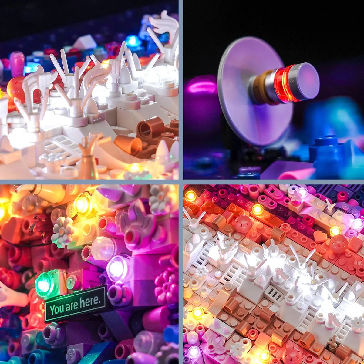 Les bandes de poussiere — Kit LED pour LEGO® La Voie lactée #31212