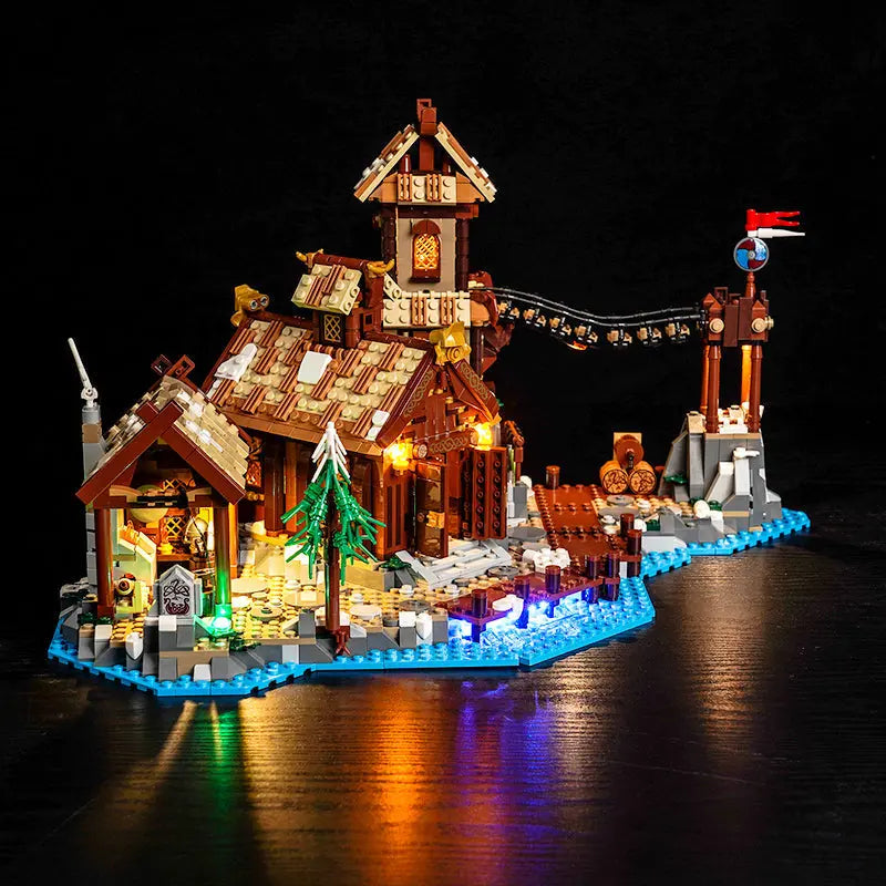 Light Kit for LEGO Viking Village 21343 Bright My Bricks