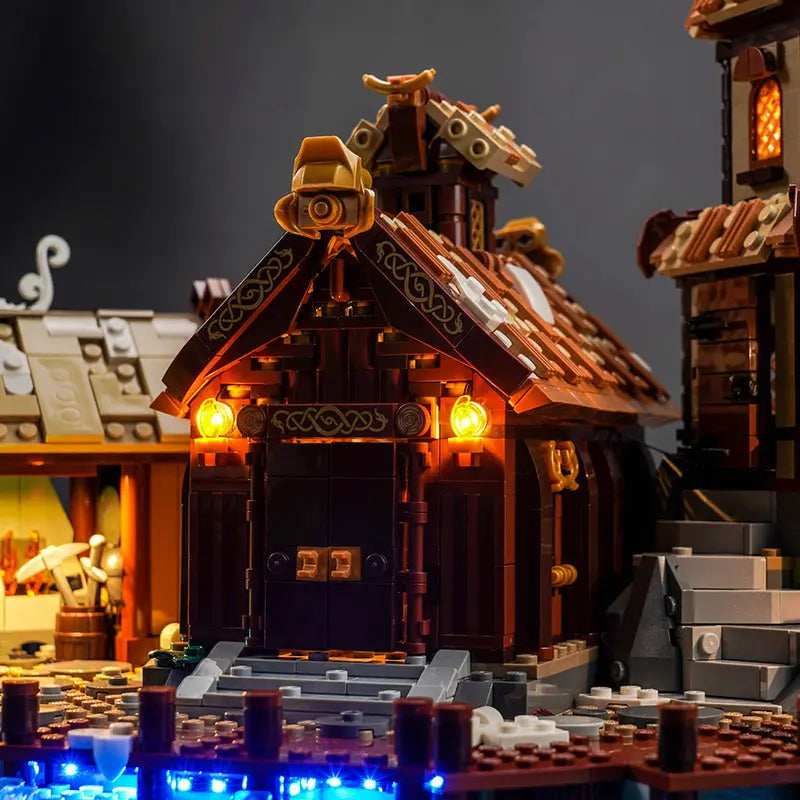 Light Kit for LEGO Viking Village 21343 Bright My Bricks