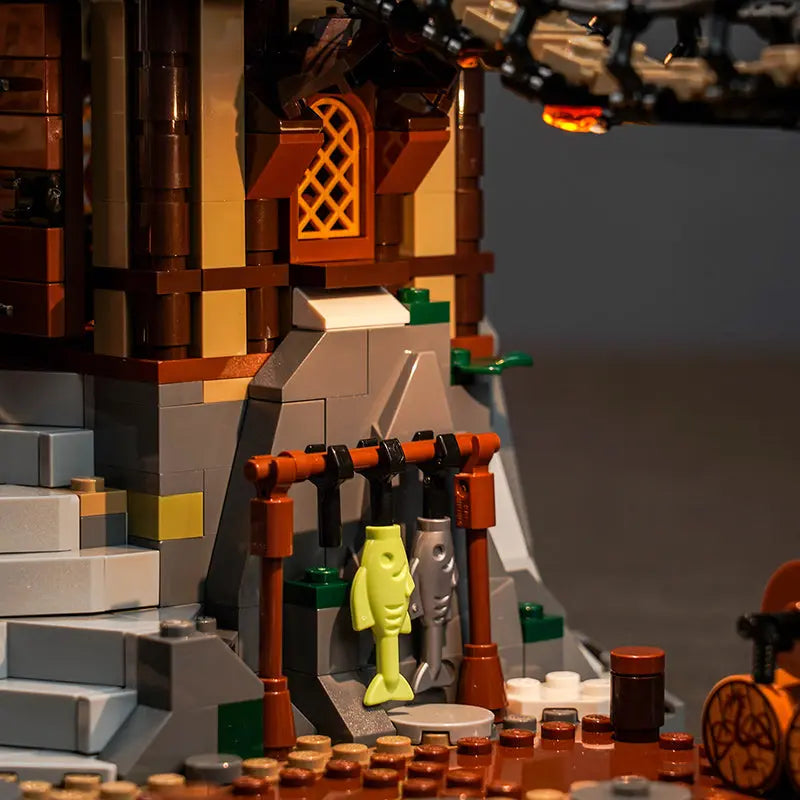 Light Kit for LEGO Viking Village 21343 Bright My Bricks