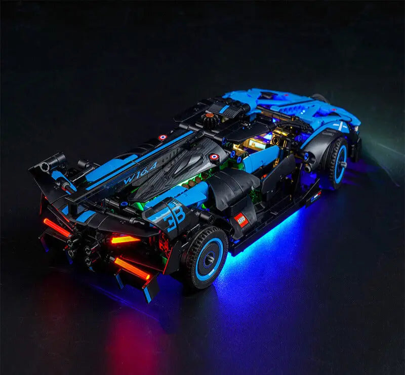 Light Kit for Lego Bugatti Bolide Agile Blue 42162 Bright My Bricks