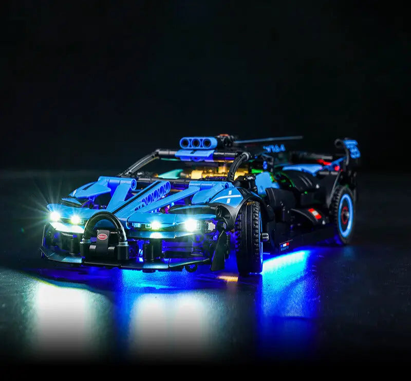 Light Kit for Lego Bugatti Bolide Agile Blue 42162 Bright My Bricks