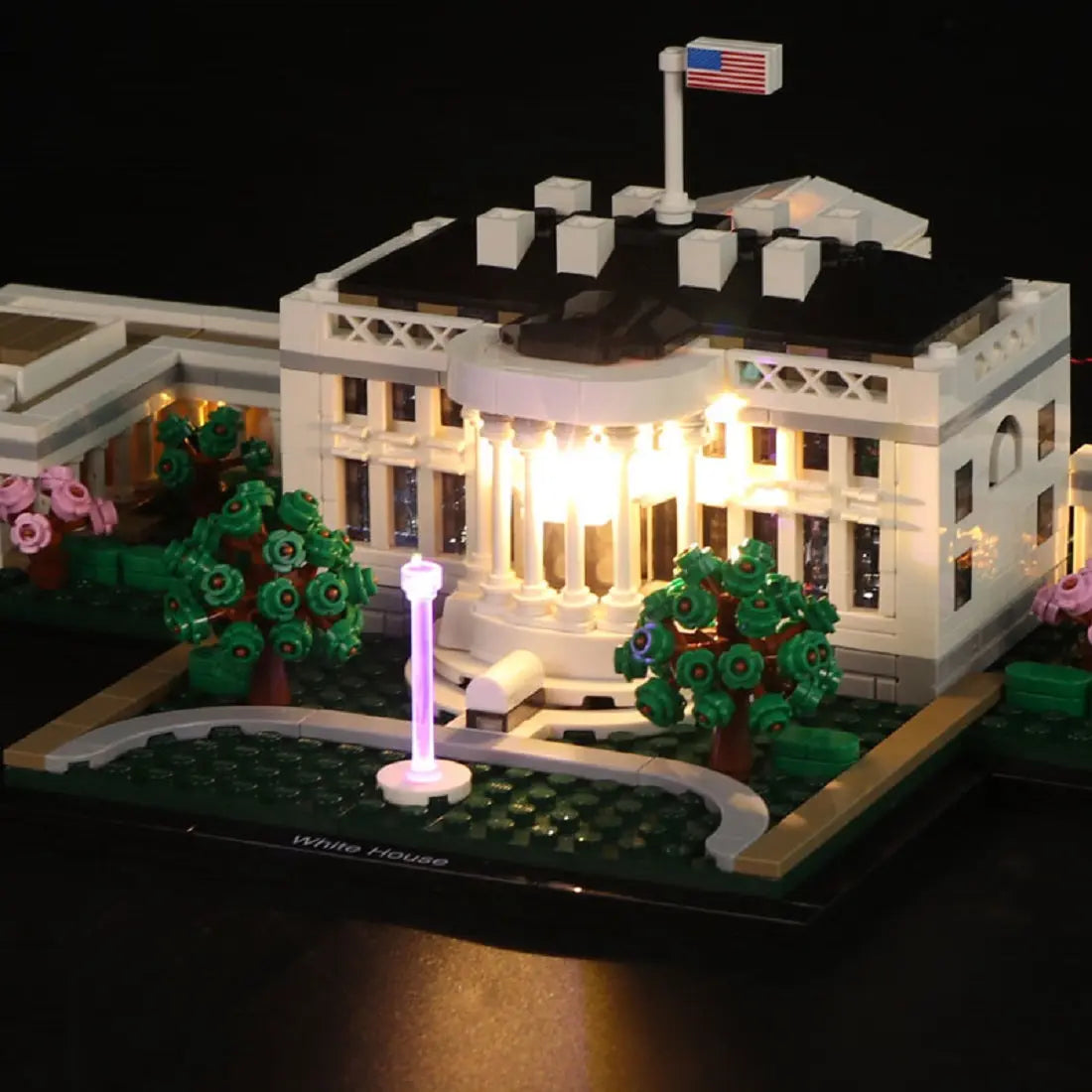 Light kit for LEGO Architecture The White House 21054 Bright My Bricks