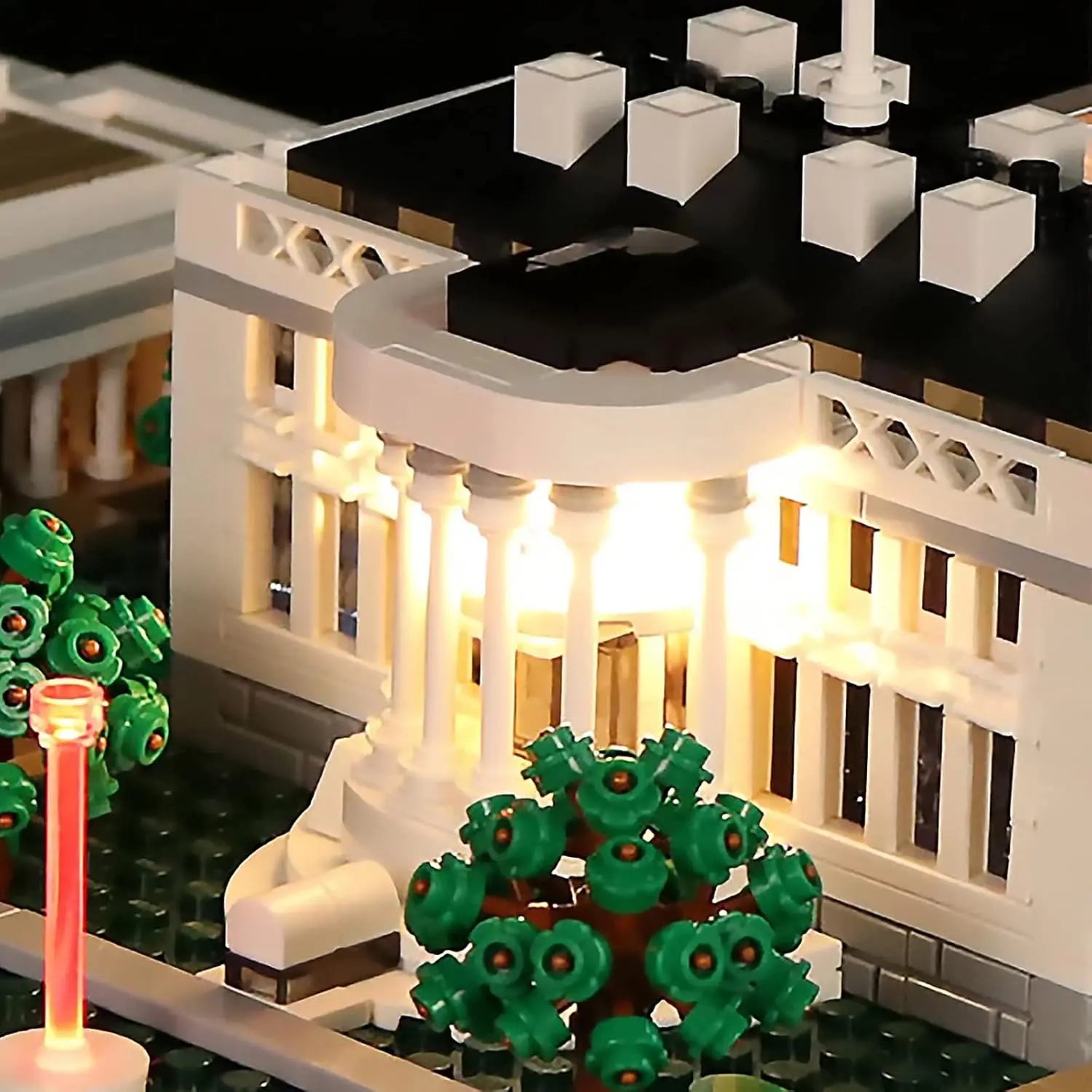 Light kit for LEGO Architecture The White House 21054 Bright My Bricks