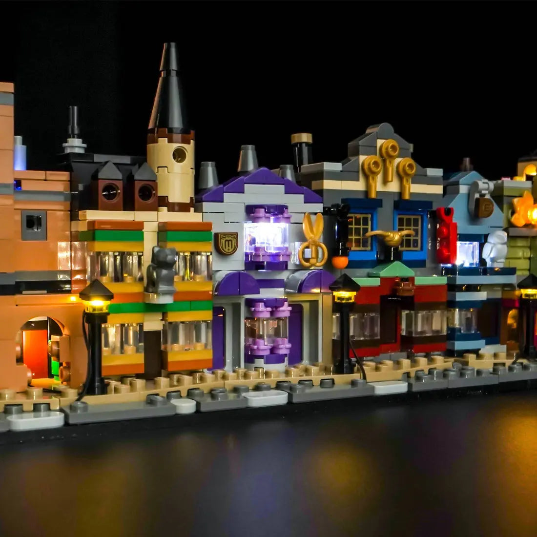 Kit d'éclairage pour LEGO® Harry Potter™ Diagon Alley™ : Les boutiques des sorciers #76444