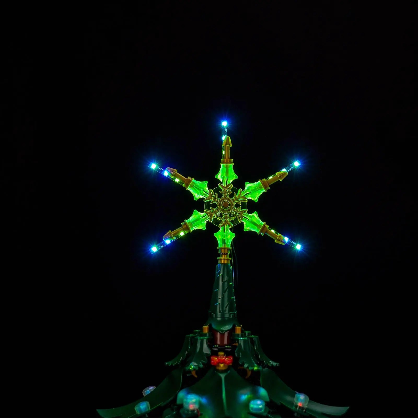 Kit d'éclairage pour sapin de Noël familial LEGO® Icons #41843