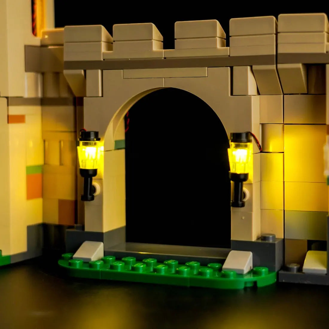 Un coin de Poudlard — Kit LED pour LEGO® Le château de Poudlard : les cours de vol #76447