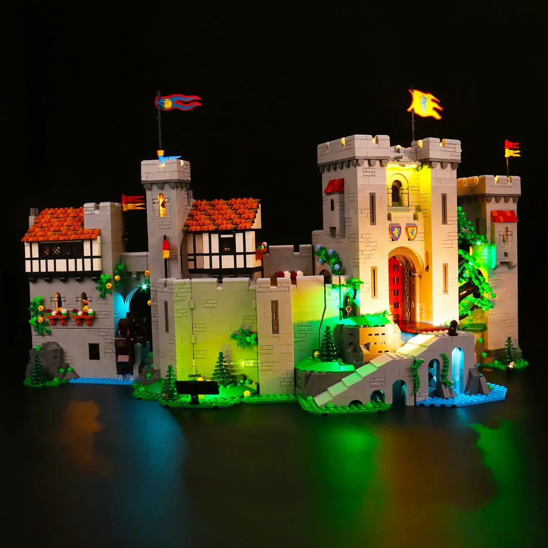 Light Kit for LEGO® Icons Lion Knights' Castle #10305 (Remote Control Version)