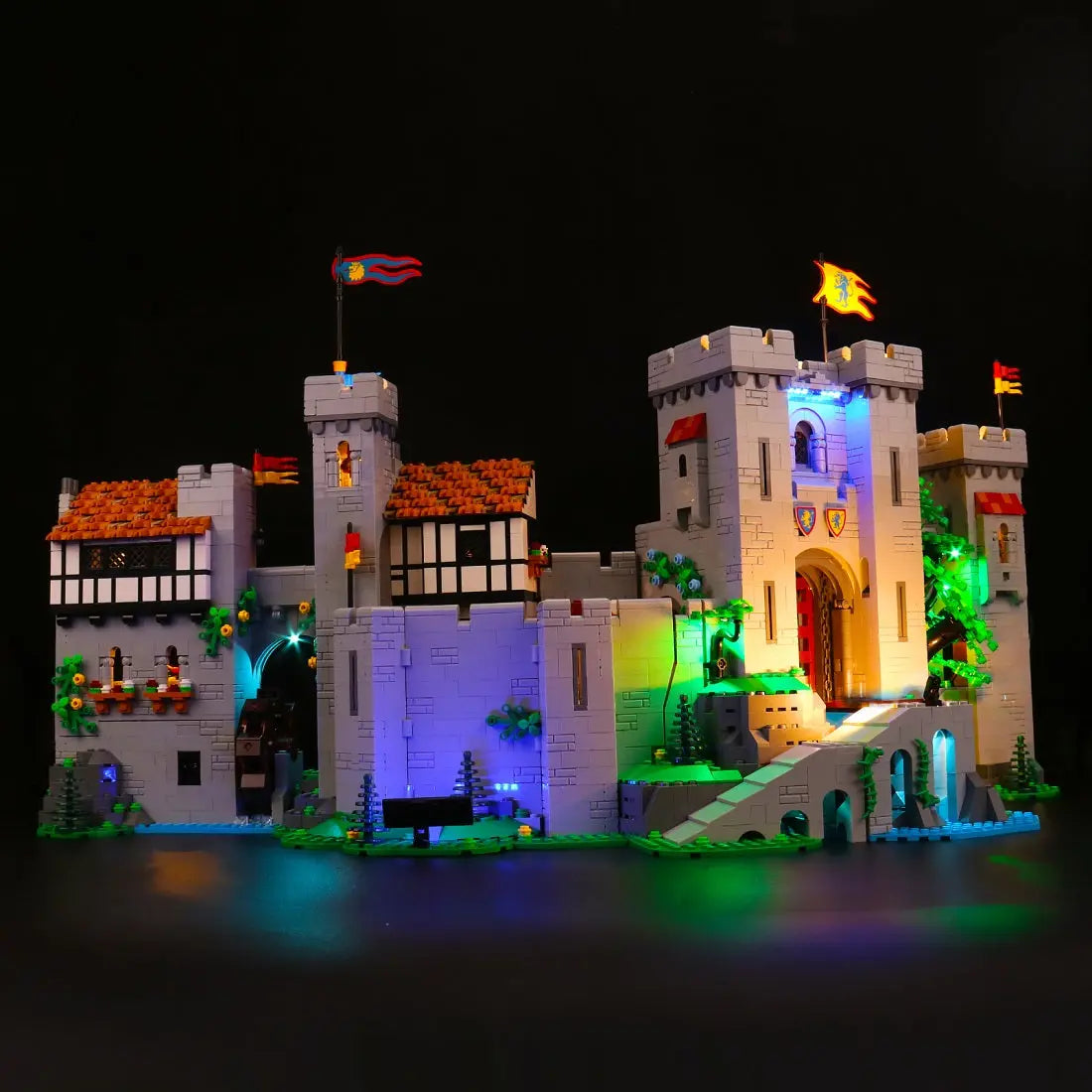 Light Kit for LEGO® Icons Lion Knights' Castle #10305 (Remote Control Version)