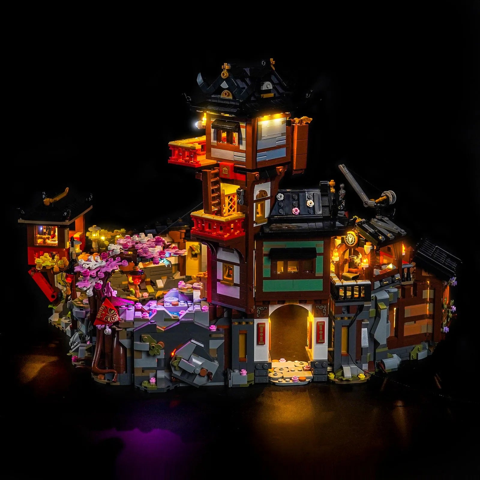 Beleuchtungsset für LEGO® NINJAGO Die Altstadt 15. Jubiläum #71861