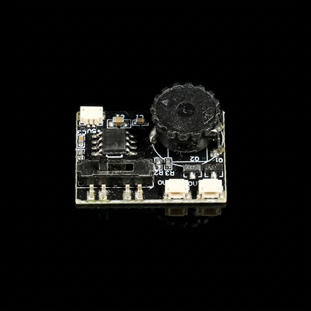 Breathing light control module with mode switch and frequency dial