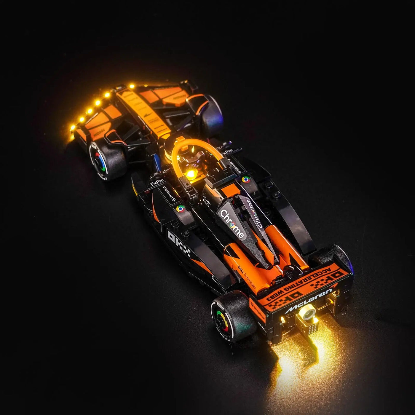 DIY LED lighting for LEGO®: LED Wall Frame for LEGO® F1 Speed Champions – Light Up Your Grid by Bright My Bricks