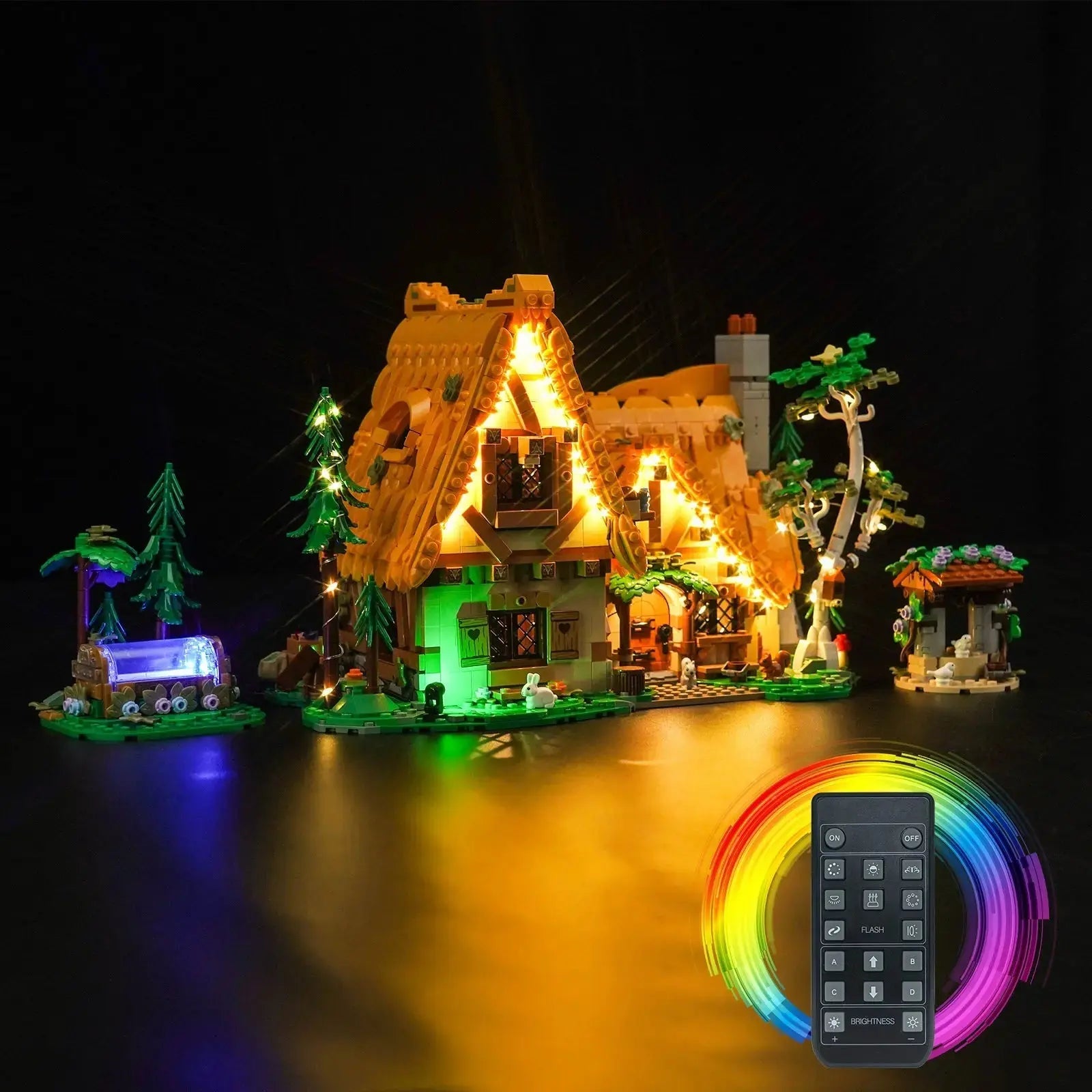 Bright My Bricks Light Kit for LEGO Disney Snow White Cottage 43242 - Bright My Bricks